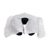 White Cotton/Poly Flat Headrest Covers (24" x 17")